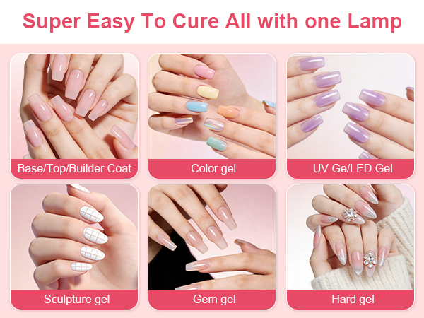 Curing Most of Gel Nails