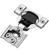 Ravinte 60 Pack 30 Pairs 3/4 inch Overlay Soft Close Hinges for Kitchen Cabinet Hinges Satin Nick...