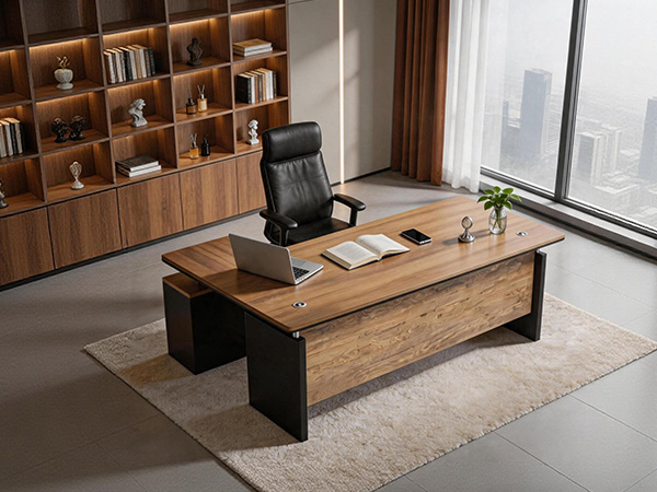 L-Shaped Executive Desk for office