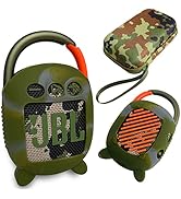 Hard Carrying Case and Silicone Cover for JBL Clip 4 Portable Bluetooth Speaker, Protective Trave...