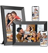 BIGASUO 10.1 Inch WiFi Digital Picture Frame, IPS HD Touch Screen Cloud Smart Photo Frames with B...