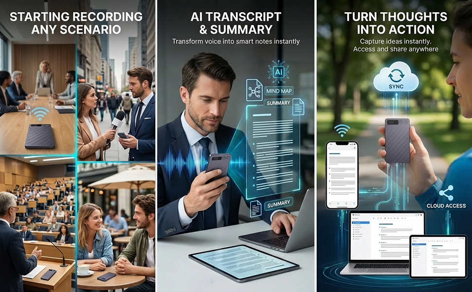 voice recorder , ai voice recorder, recorder , ai powered noise reduction