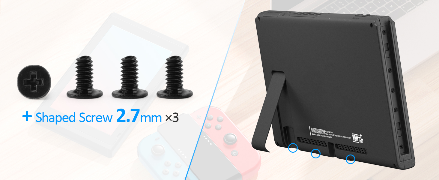 screws for Nintendo Switch console