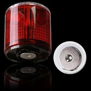 solar strobe light with motion detector