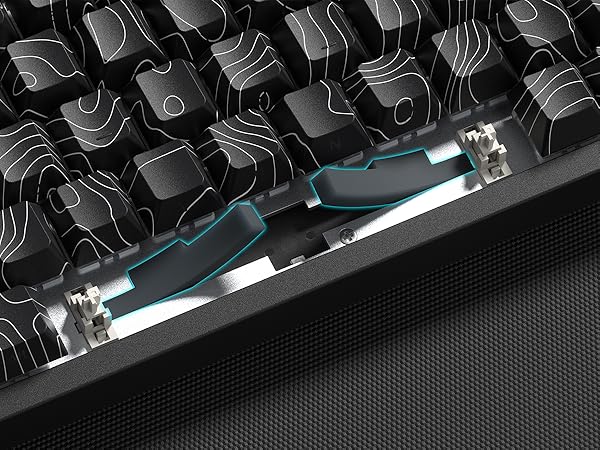 60% Percent Keyboard Rapid Trigger, Hall Effect Topographic Gaming Keyboard, Wired Custom Keyboard