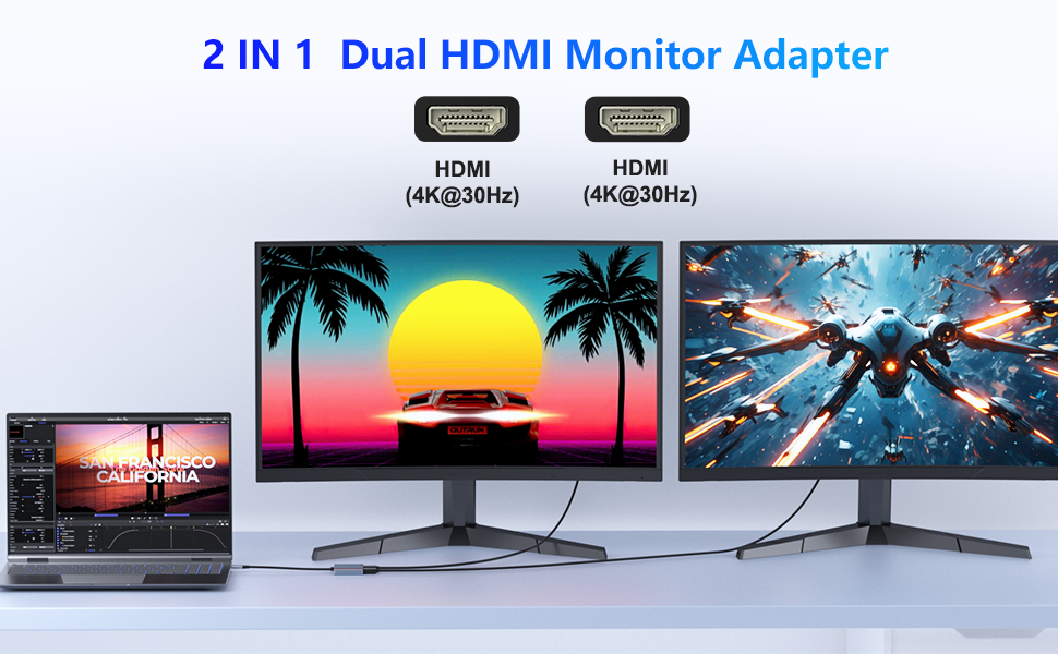 hdmi splitter for dual monitors
