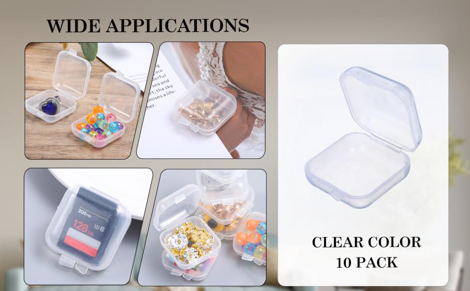 Mini Clear Plastic Box