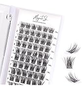 Cluster Lashes 72 Individual Lashes Clusters Eyelash Extensions False Eyelashes DIY Wispy Fluffy ...