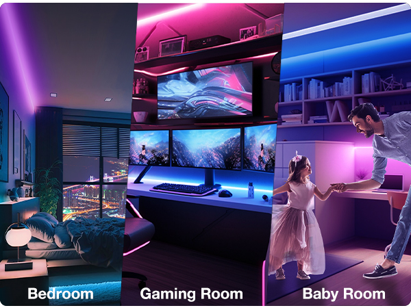 LED lights for bedroom 200FT