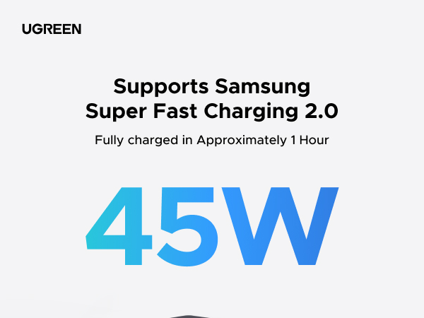 ugreen 45w usb c fast wall charger