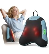 COMFIER Cordless Back Massager for Pain Relief Deep Tissue, Lower Back Massager with Heat, Shiats...