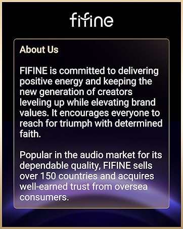 fifine amplitank microphone