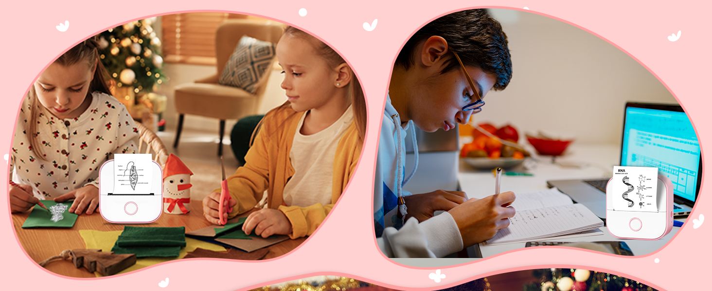 sticker printer photo printer for iphone portable printers wireless for travel mini photo printer