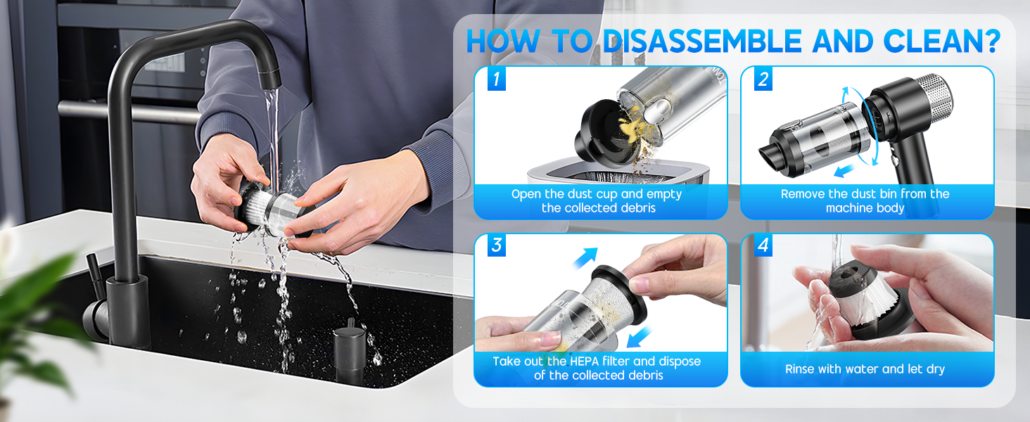 HOW TO DISASSEMBLE AND CLEAN?