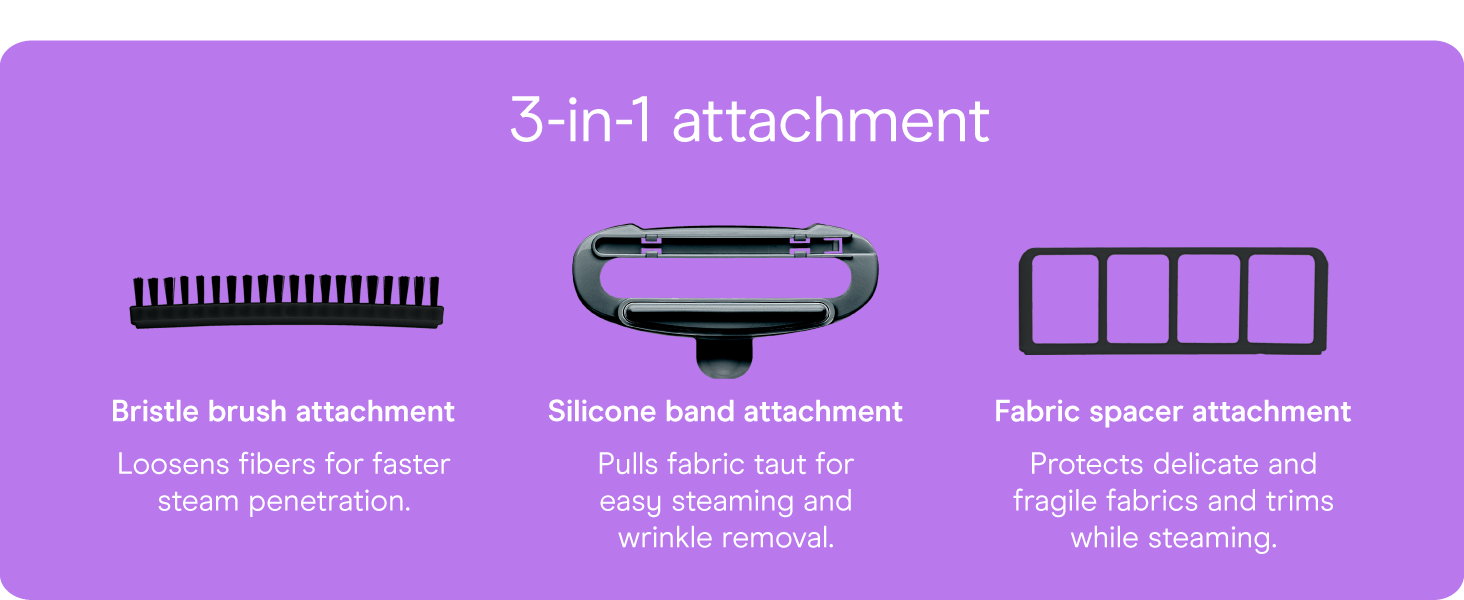 Conair garment steamer clothes turbo extreme steam fabric cloth handheld attachments wrinkle remove