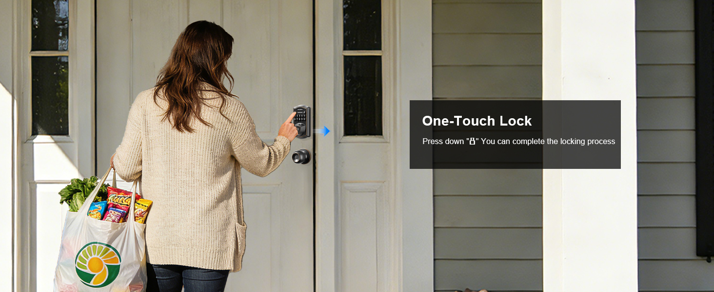 keyless entry door lock
