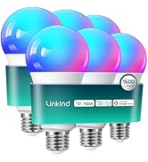 Linkind Smart Light Bulbs, 1600LM (100W Equivalent) Smart Bulb, Compatible with Alexa, RGBTW Colo...
