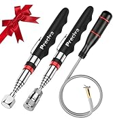 Preciva Telescoping Magnetic Pickup Tool Set - with 16 lb Pick Up Sticks, Telescoping Flexible LE...