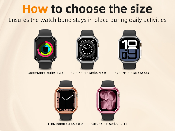 GEAK TPU Case for Apple Watch Series 11 Screen Protector