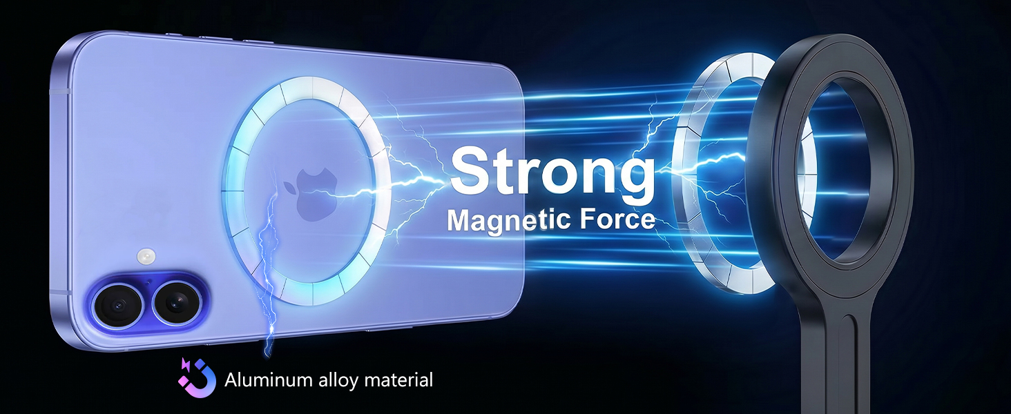 [1s-Open] Magnetic Phone Tripod for iPhone MagSafe