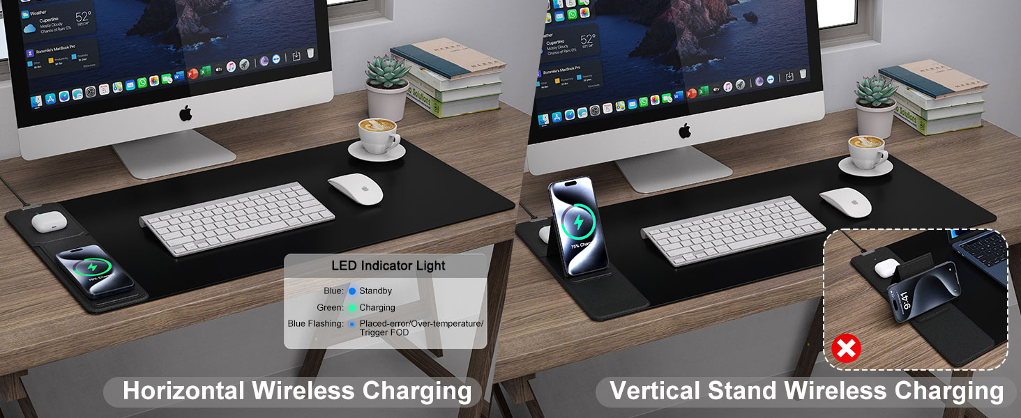 2 WIRELESS CHARGING OPTIONS