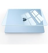soonjet Compatible with MacBook Air 13 inch Case, Crystal Clear Shell, Fits 2022-2025 M4/M3/M2 Mo...