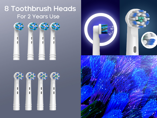 8 replacement heads last up to 2 years