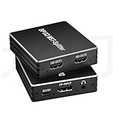 DP1.4 to UHD2.0 MST Splitter 1 in 2 Out, 4K@60Hz Dual Monitor Adapter, SST/MST Mode (Mirror/Exten...