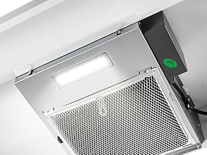 24 inch range hood under cabinet