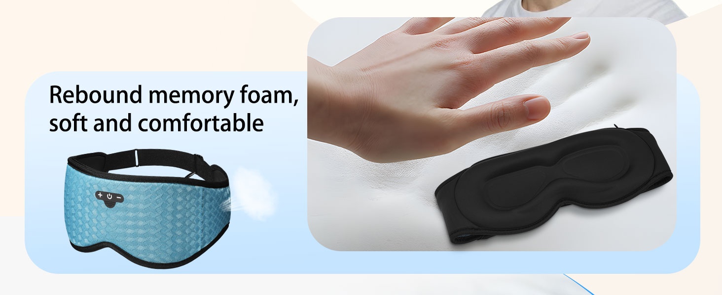 sleep mask with headphones