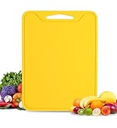 JESRYTOUR Silicone Cutting Boards for Kitchen 11.8''x 8.6'', BPA Free Flexible Cutting Mat for Me...