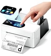 Phomemo 4x6 Shipping Label Printer with Touch Screen, Wireless Bluetooth Thermal Printer for Smal...