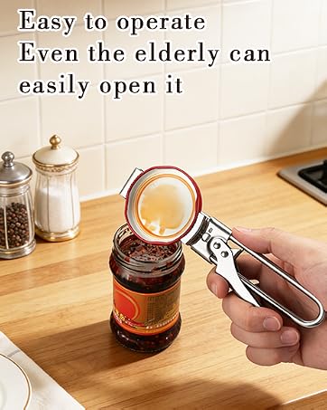 2026 New Adjustable Stainless Steel Jar Opener