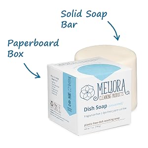 Meliora Cleaning Products Dish Soap Packaging