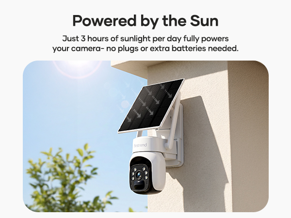 solar powered security camera