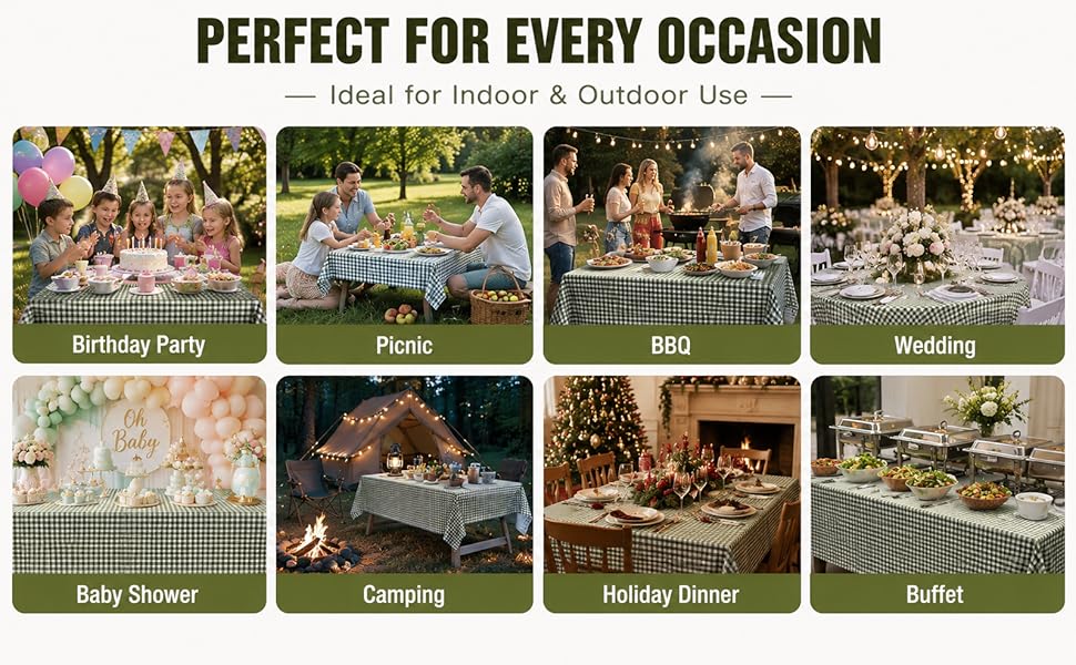 Clear Tablecloth Clips for Indoor Outdoor Tables
