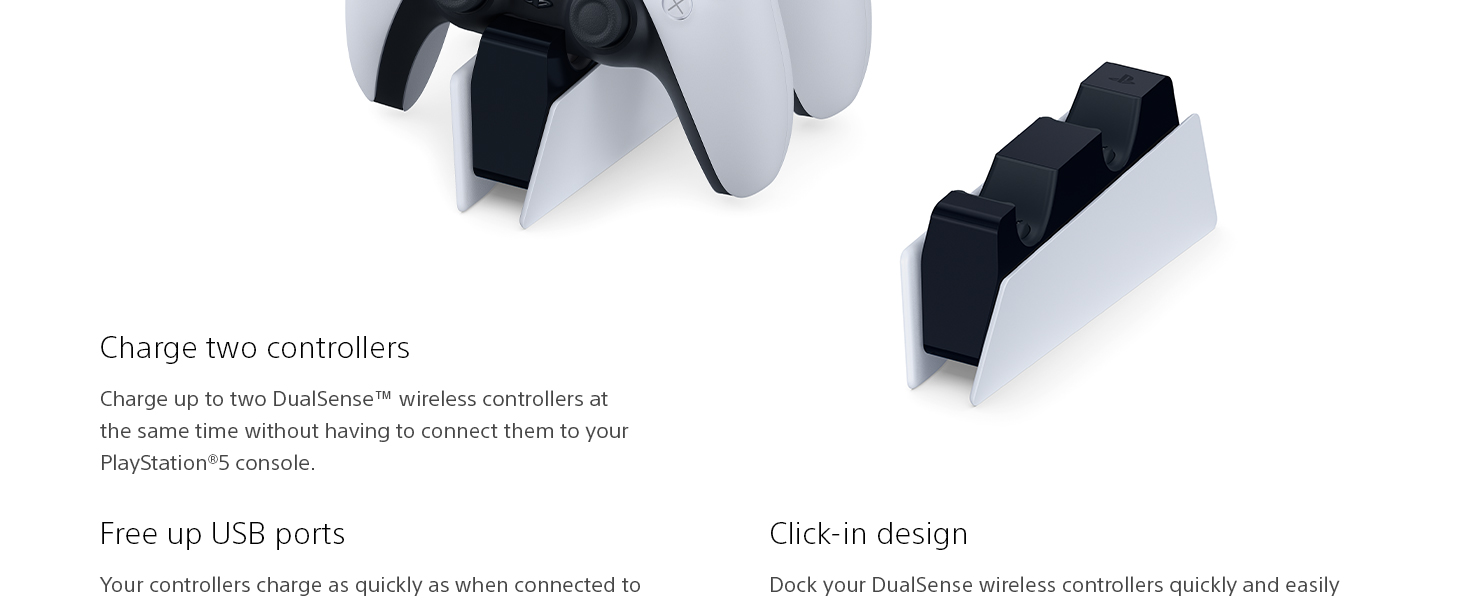 DualSense Charging Station, PlayStation5, PS5