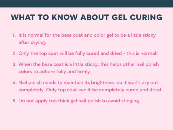 ABOUT GEL CURING