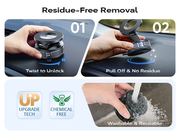 VICSEED cellphone mount for car android phone holder for car phone car magnet