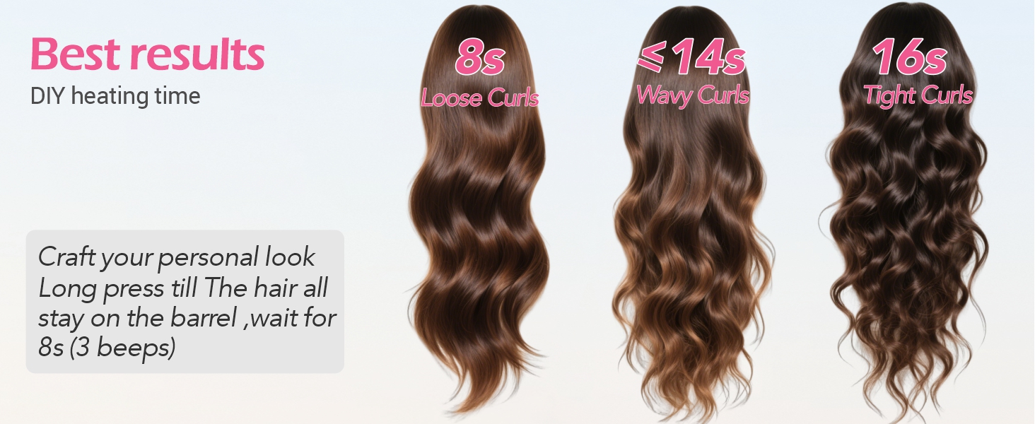 extra-long barrel styles 12''-30'' length hair effortlessly