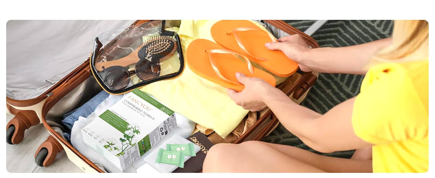compressed towels