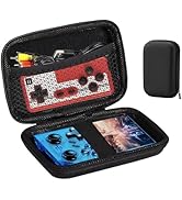 Retro Handheld Game Console Case, Protective Travel Retro Mini Game Player Carrying Box for Charg...