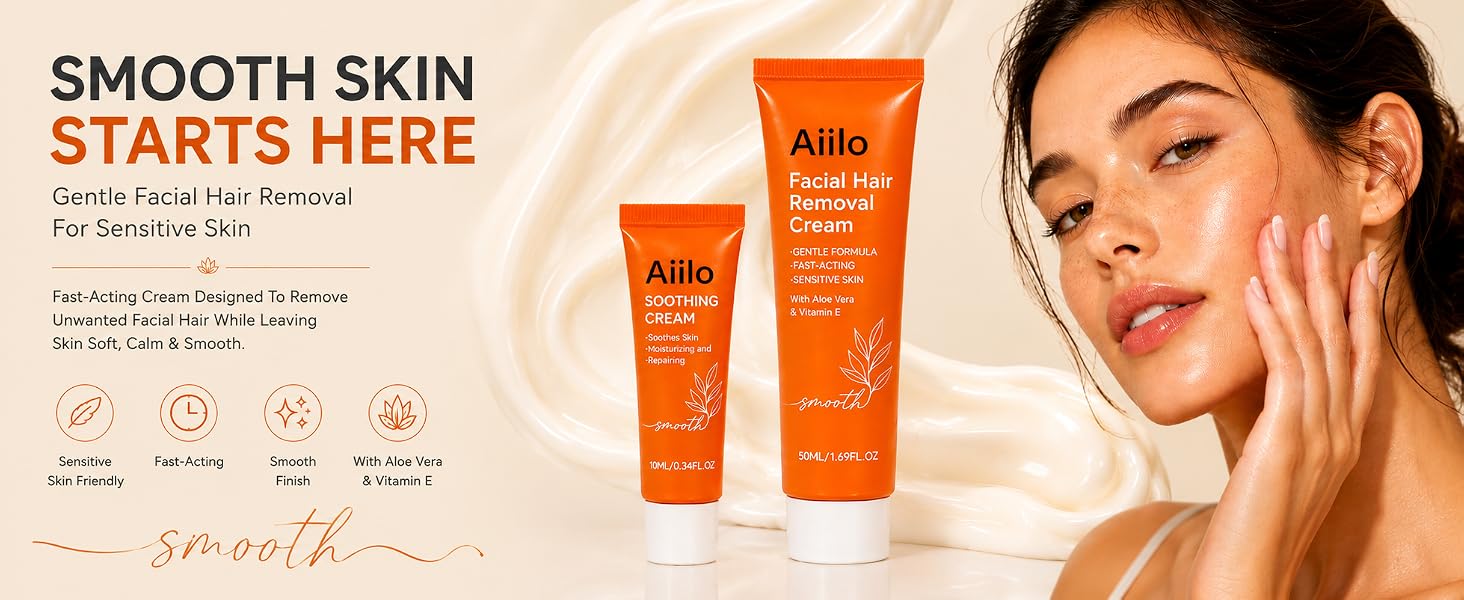 Facial Hair Removal Cream