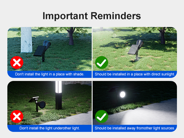 solar spot lights