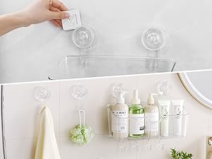 LUXEAR Shower Caddy Suction Cup