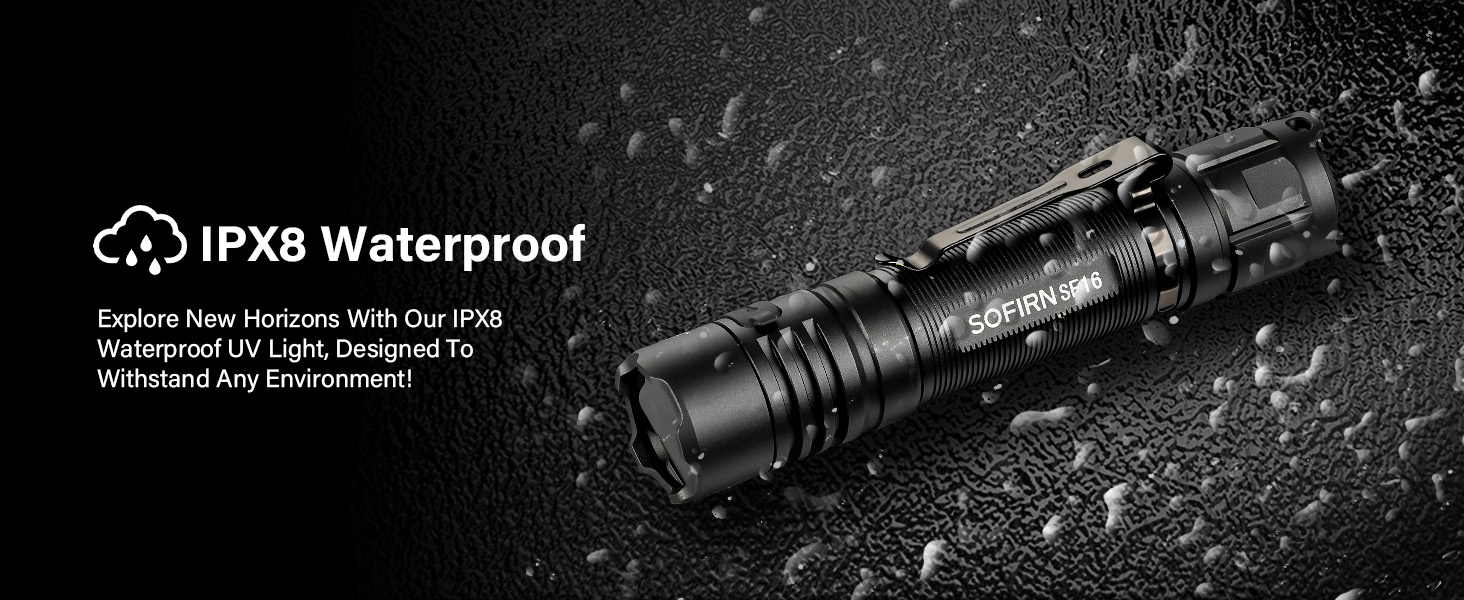 IPX8 Waterproof