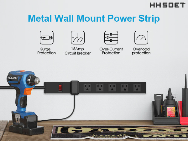 wall mount power strip