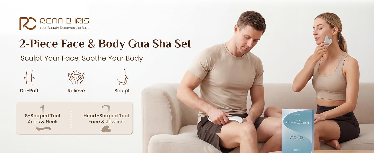 Rena Chris Muscle Scraper and Gua Sha Tool
