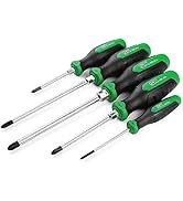 SK 5-Piece Phillips Screwdriver Set, Magnetic Screwdriver Set, S2 Steel, SureGrip Handle