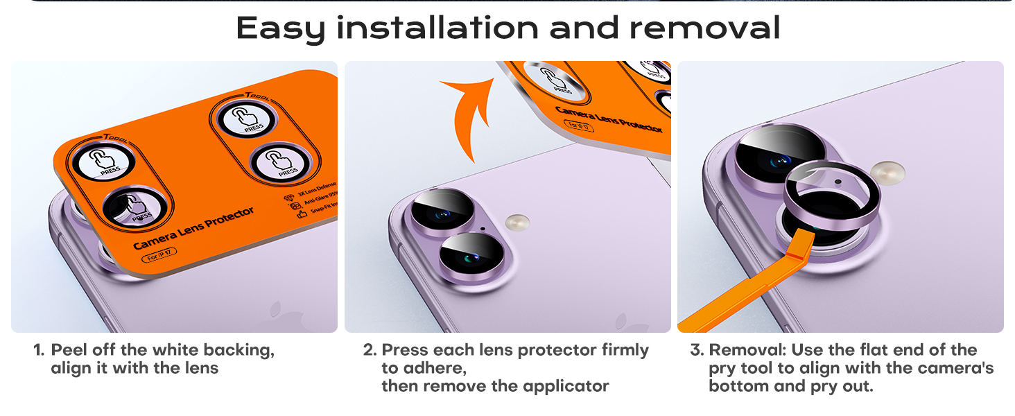 iPhone 17 lens camera protector